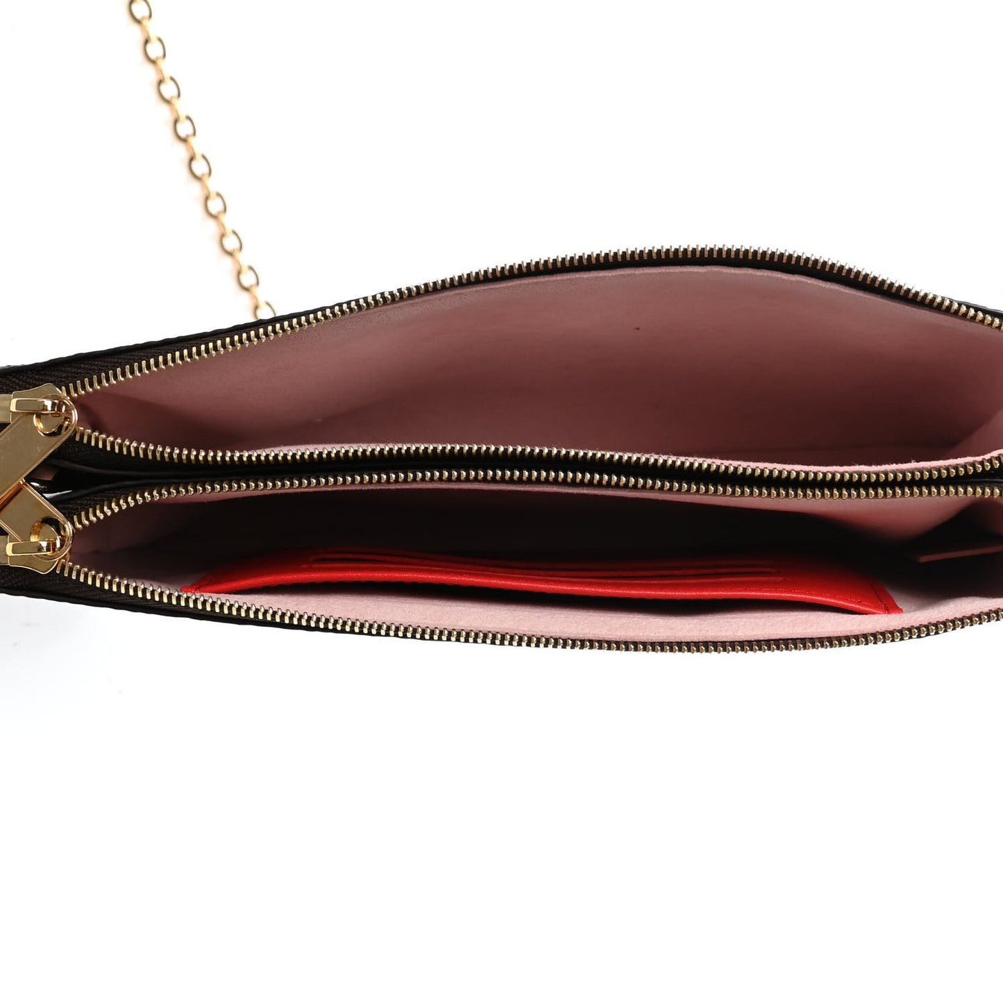 Monogram Blooming Flowers Double Zip Pochette
