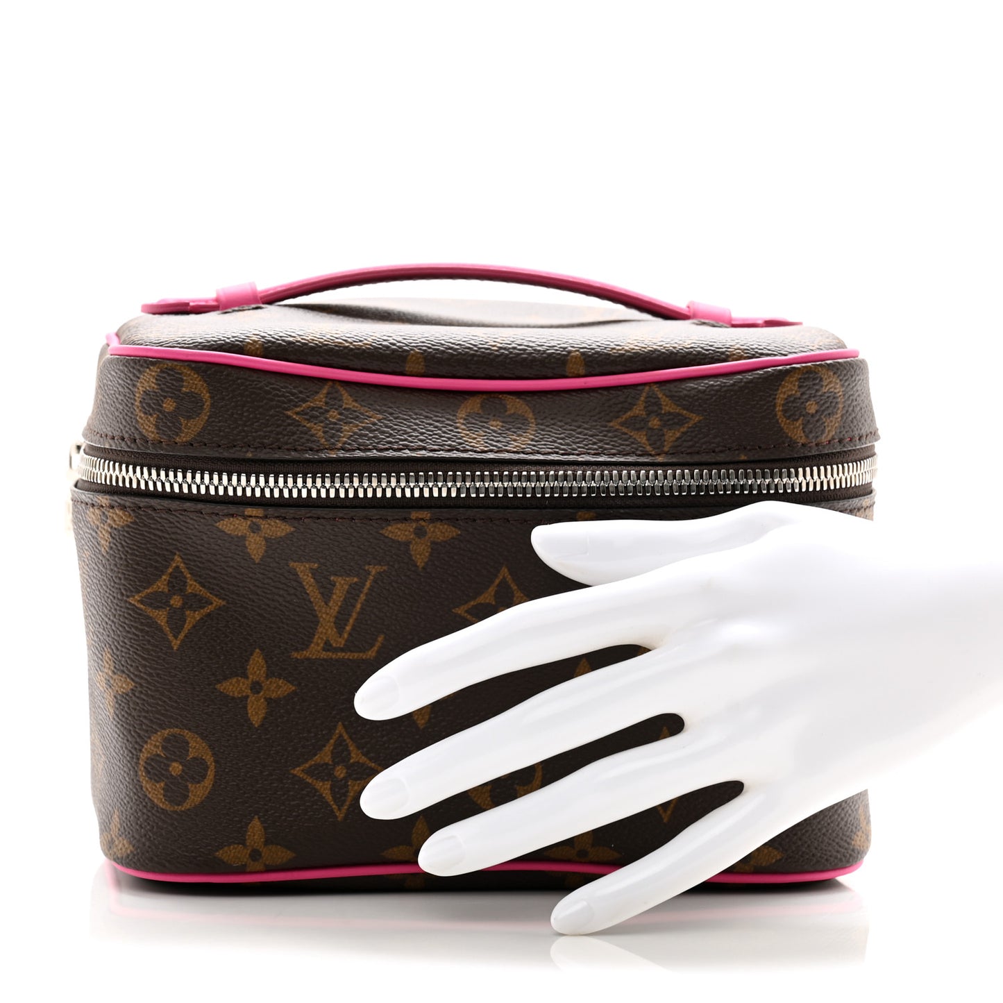 Monogram Macassar Nice Mini Fuchsia