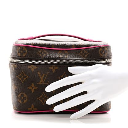 Louis Vuitton Monogram Macassar Nice Mini Fuchsia 2 of 8