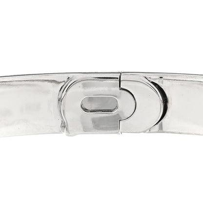 Cartier 18K White Gold Diamond LOVE Paved Bracelet 18 3 of 7