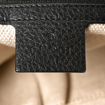 Gucci Pebbled Calfskin Medium Soho Chain Shoulder Bag Black 6 of 10