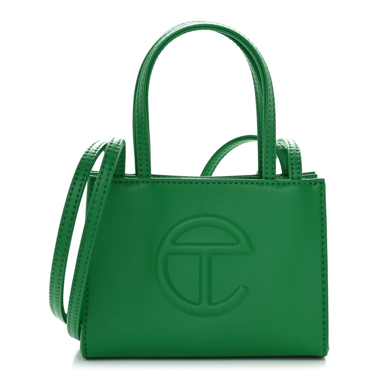 Telfar Vegan Leather Small Shopping Bag Greenscreen 1 of 10