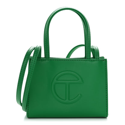 Telfar Vegan Leather Small Shopping Bag Greenscreen 1 of 10