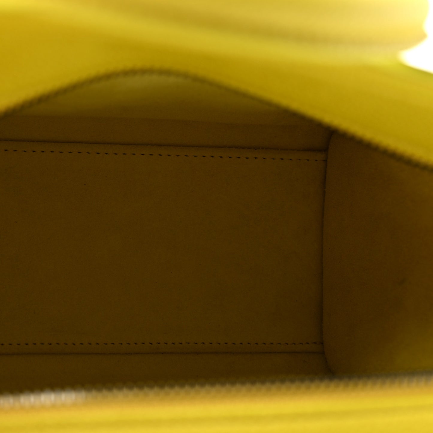 Drummed Calfskin Nano Luggage Mimosa
