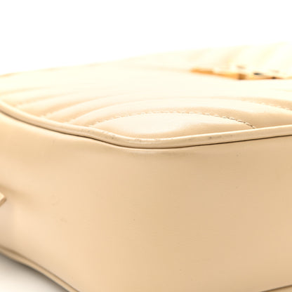 Saint Laurent Calfskin Matelasse Monogram Lou Camera Bag Ivory Natural 6 of 8