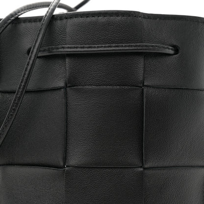 Bottega Veneta Nappa Maxi Intrecciato Cassette Bucket Bag Black 7 of 11