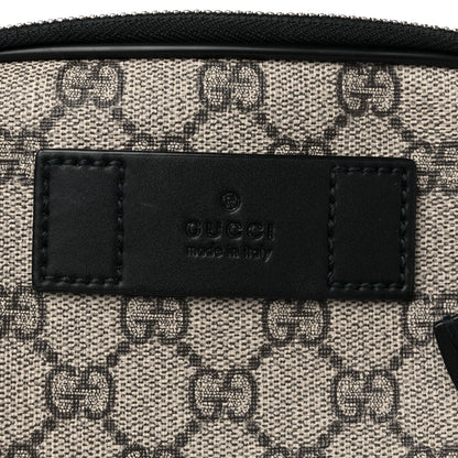Gucci GG Supreme Monogram Web Belt Bag Black 15 of 16