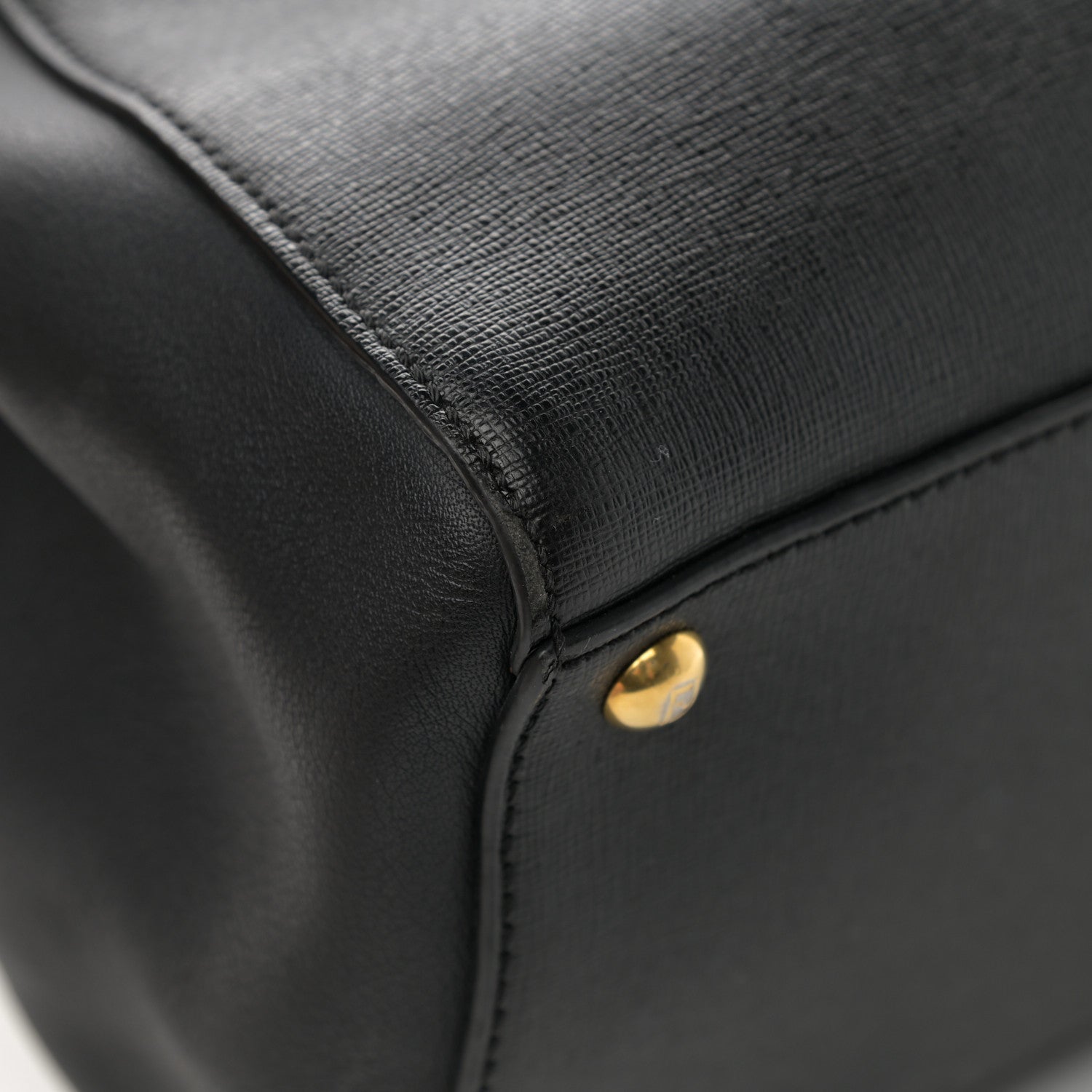Fendi Vitello Elite Regular 2Jours Tote Black 15 of 18