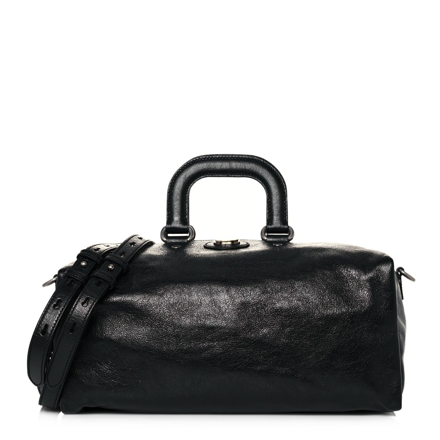 Gucci Fluffy Calfskin Morpheus Convertible Backpack Black 1 of 16