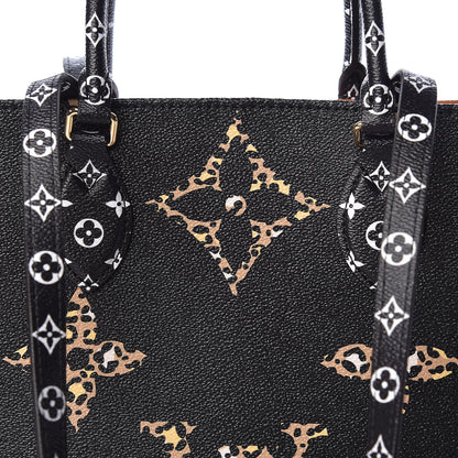 Louis Vuitton Monogram Giant Jungle Onthego GM Black 10 of 10