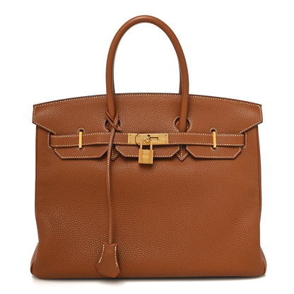 Hermes Togo Birkin 35 Gold 1 of 13