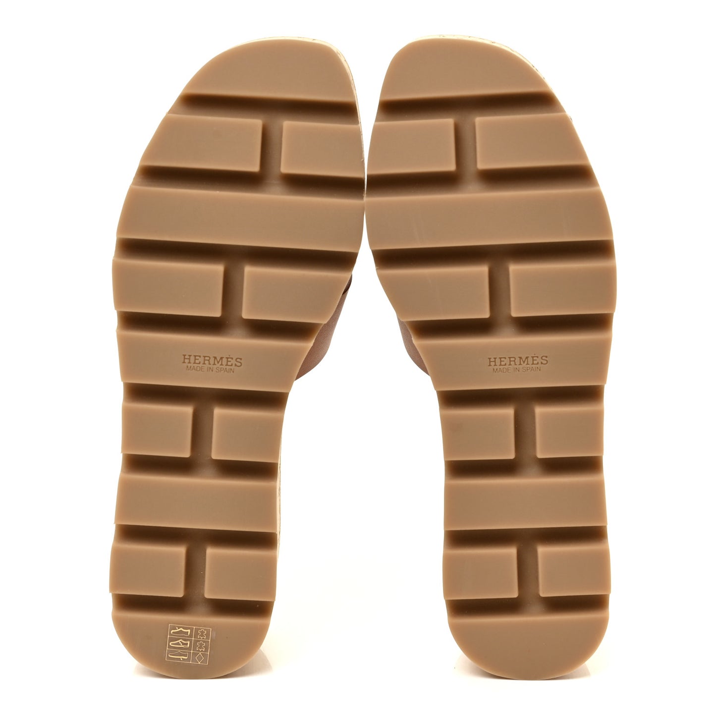 Calfskin Cork Eze 30 Sandals 36 Marron Glaise