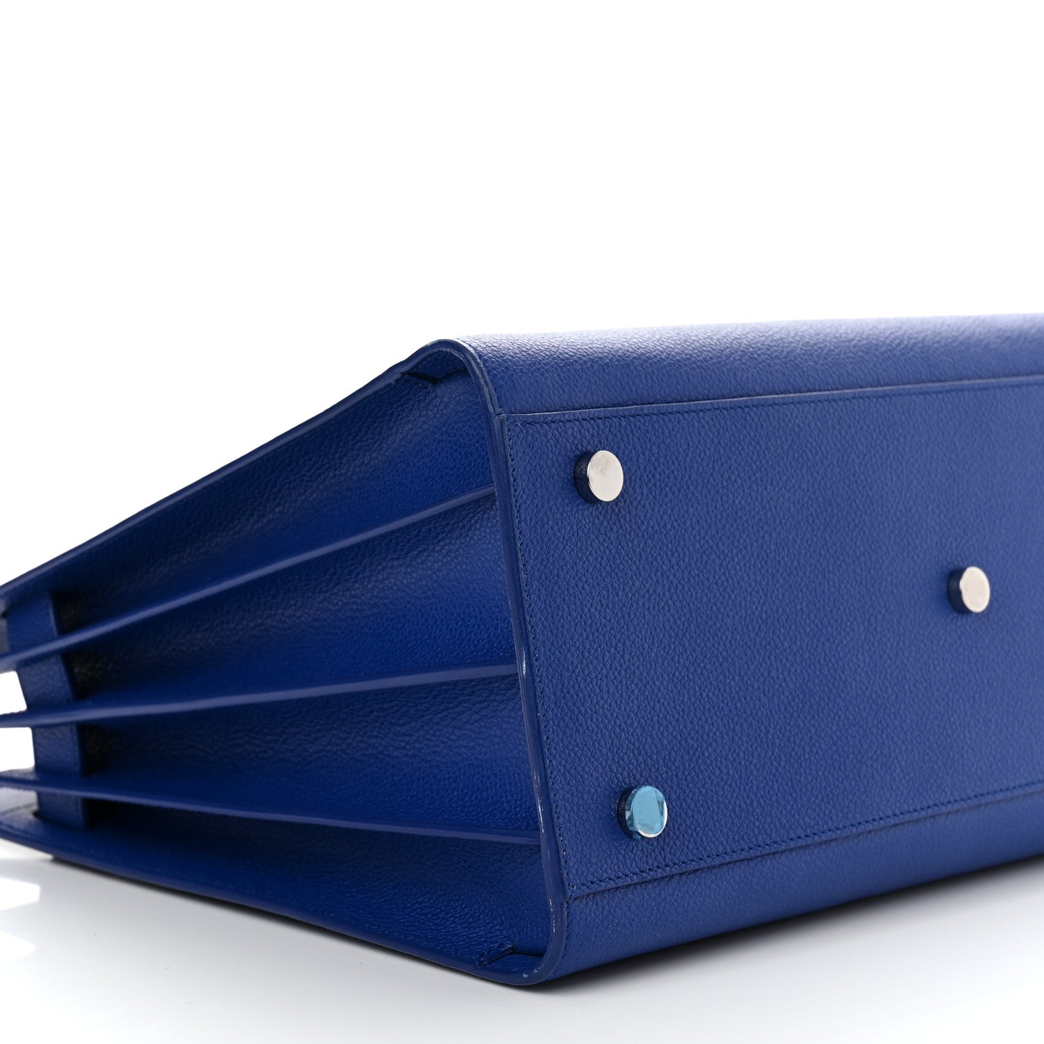 Saint Laurent Grained Calfskin Small Sac De Jour Outremer 8 of 12