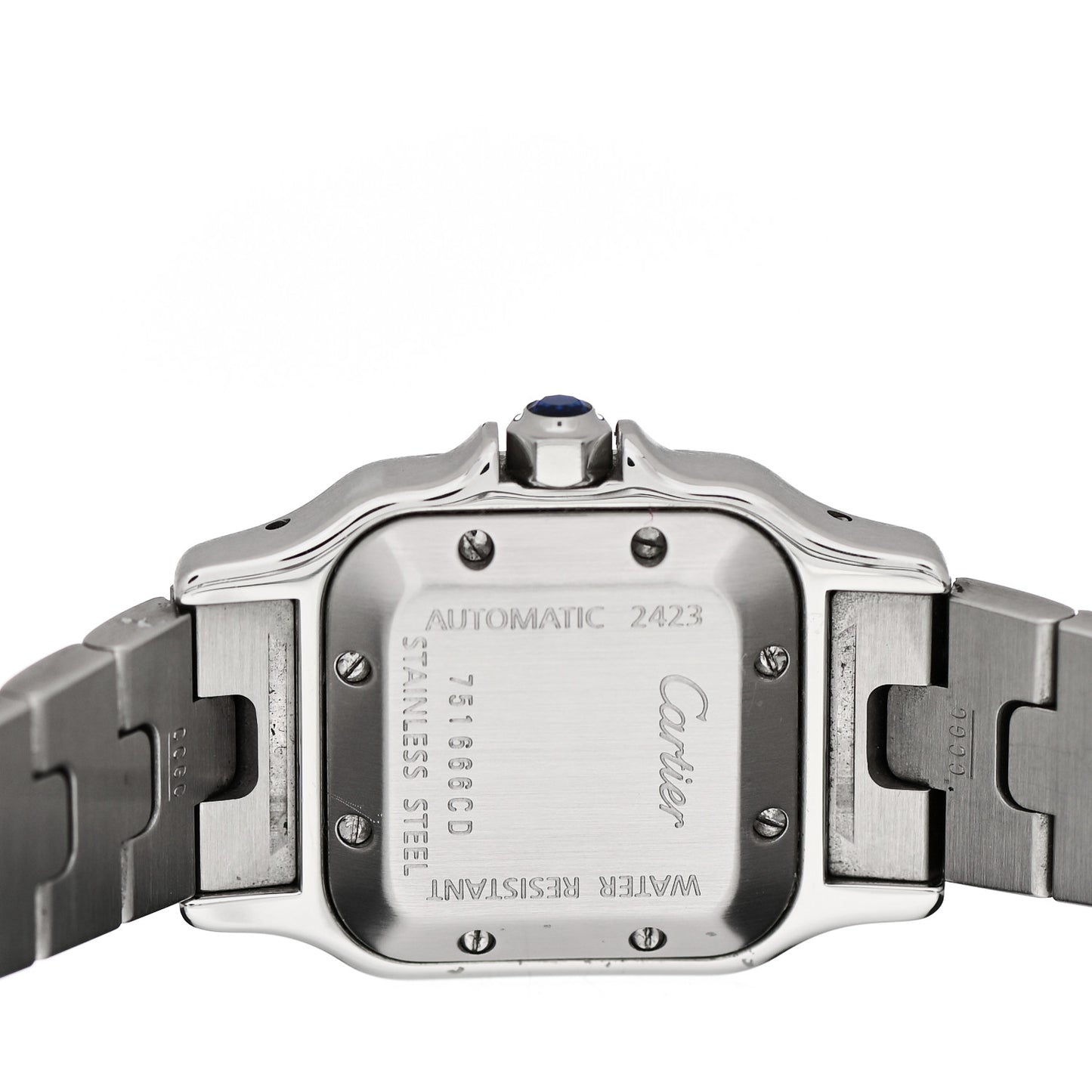 Stainless Steel 24mm Santos de Cartier Galbee Automatic Watch