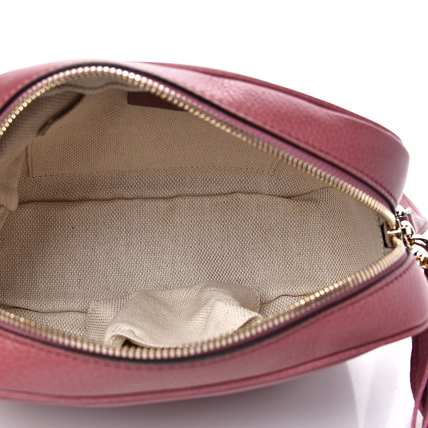 Pebbled Calfskin Small Soho Disco Bag Peonia Flower