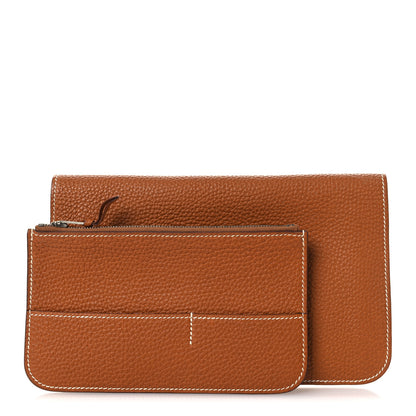Hermes Togo Dogon Duo Wallet Gold 3 of 8