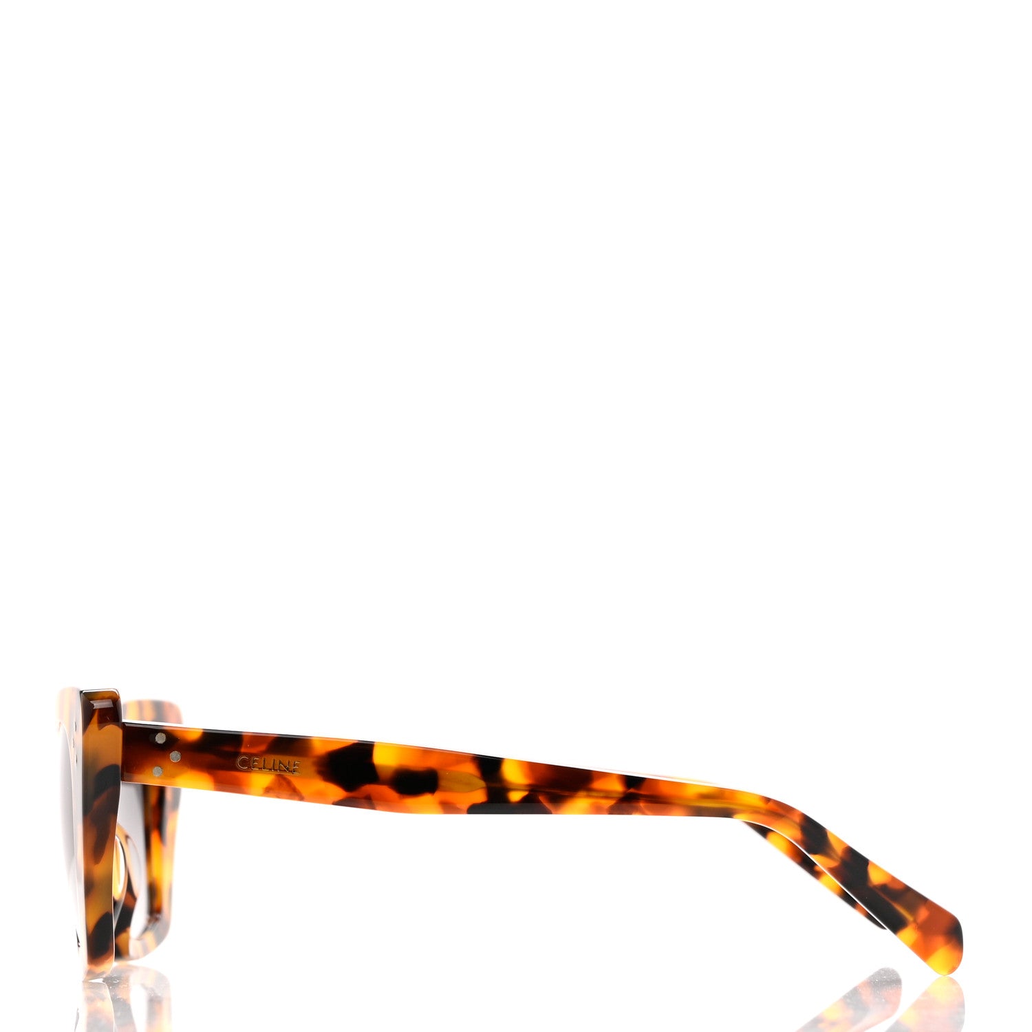 Celine Acetate Cat Eye Sunglasses CL40187I Tortoise 3 of 7