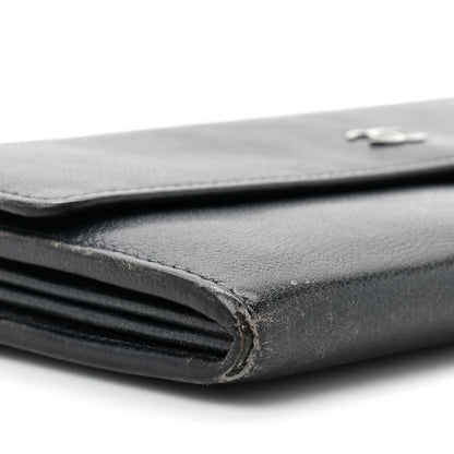 Chanel Caviar Sevruga Long Flap Wallet Navy 13 of 18