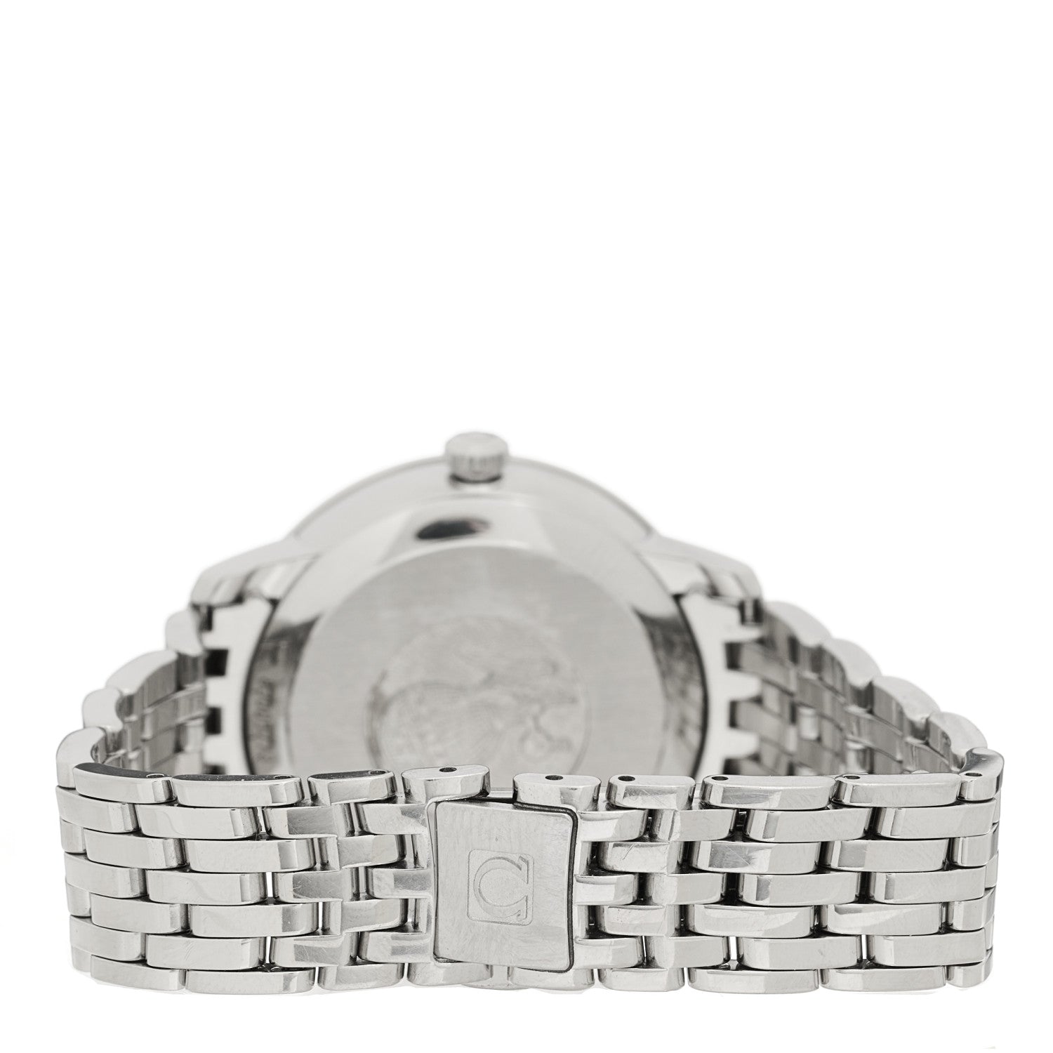 Omega Stainless Steel Diamond 32.7mm De Ville Co-Axil Chronometer Automatic Watch Blue 424.10.33.20.53.001 3 of 5