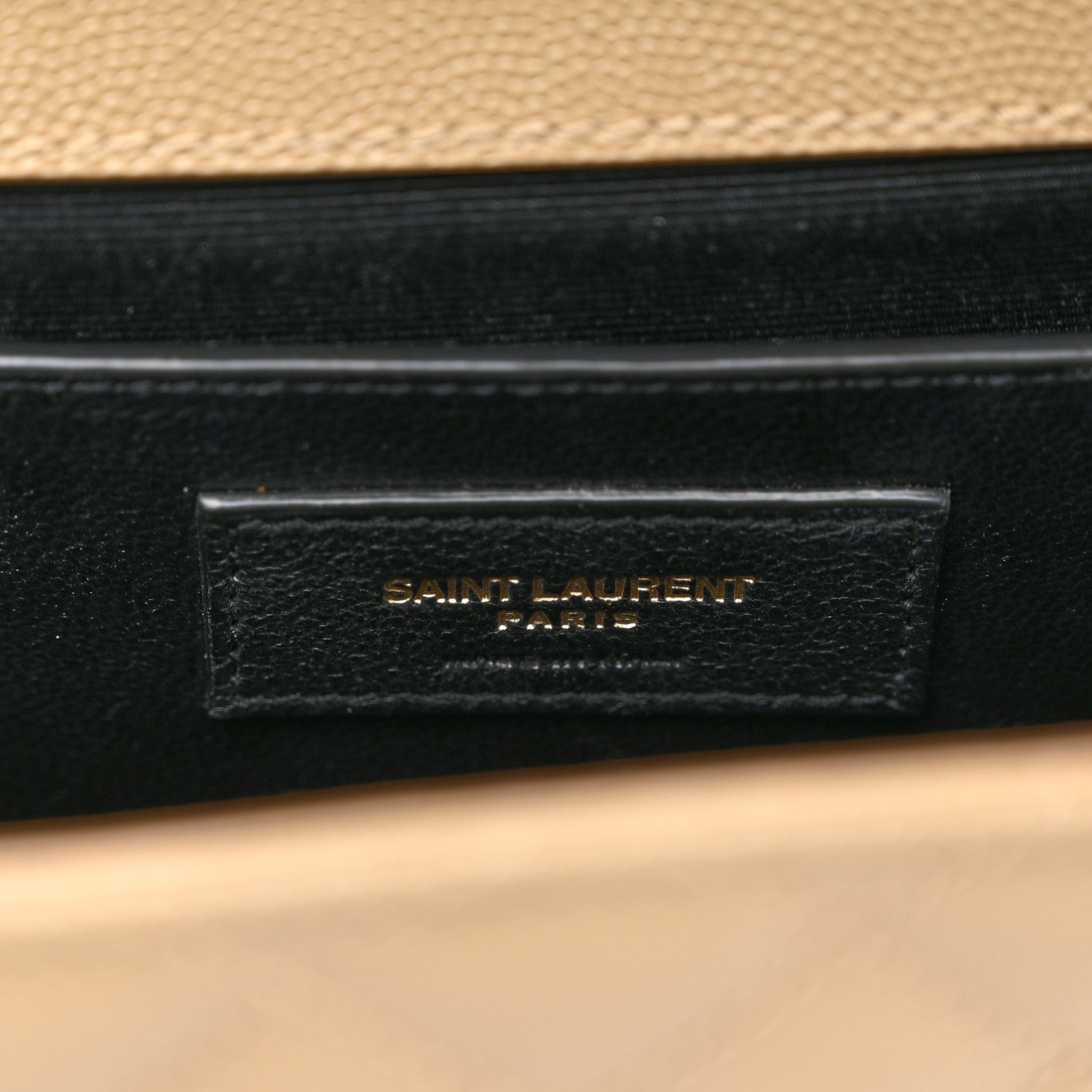 Saint Laurent Grain De Poudre Textured Mixed Matelasse Medium Triquilt Monogram Satchel Dark Latte 6 of 9