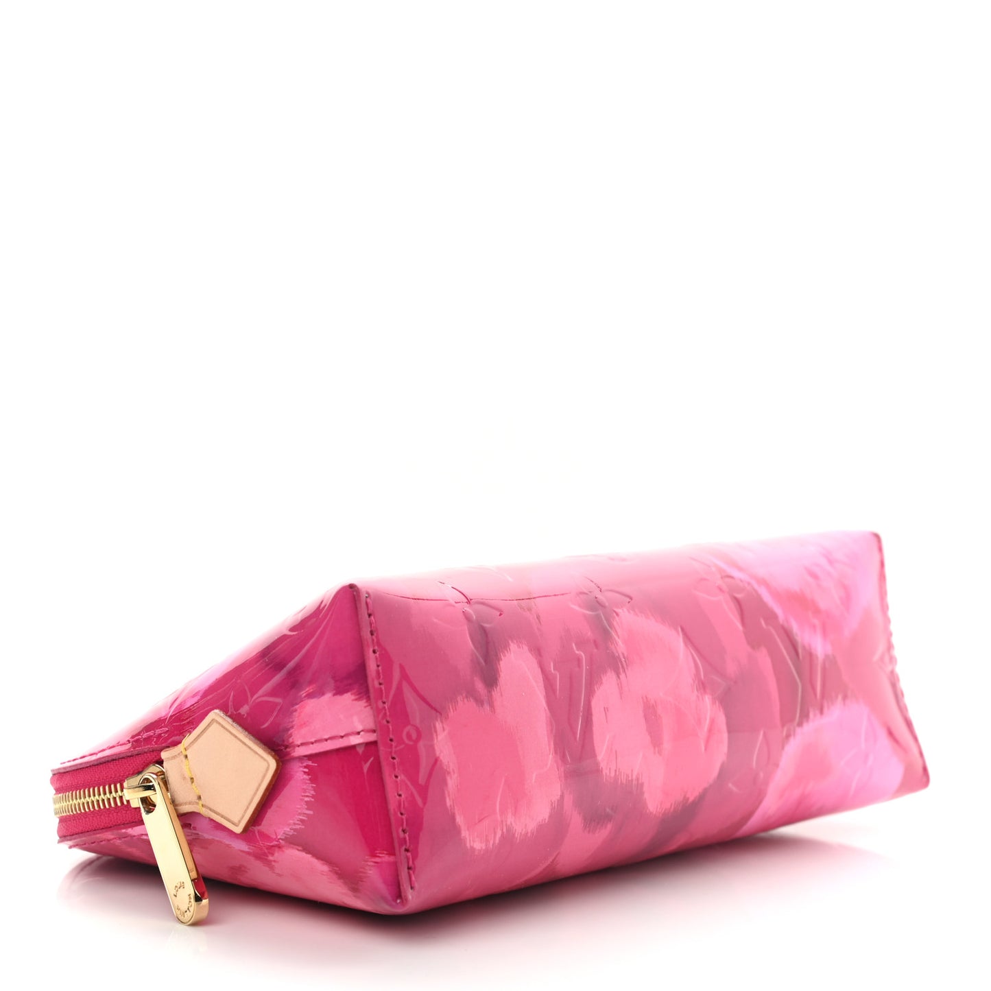 Vernis Ikat Cosmetic Pouch Rose Indien