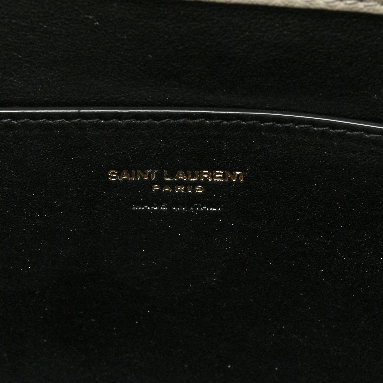 Saint Laurent Grained Lambskin Large Cassandre Envelope Pouch Blanc Vintage 6 of 9