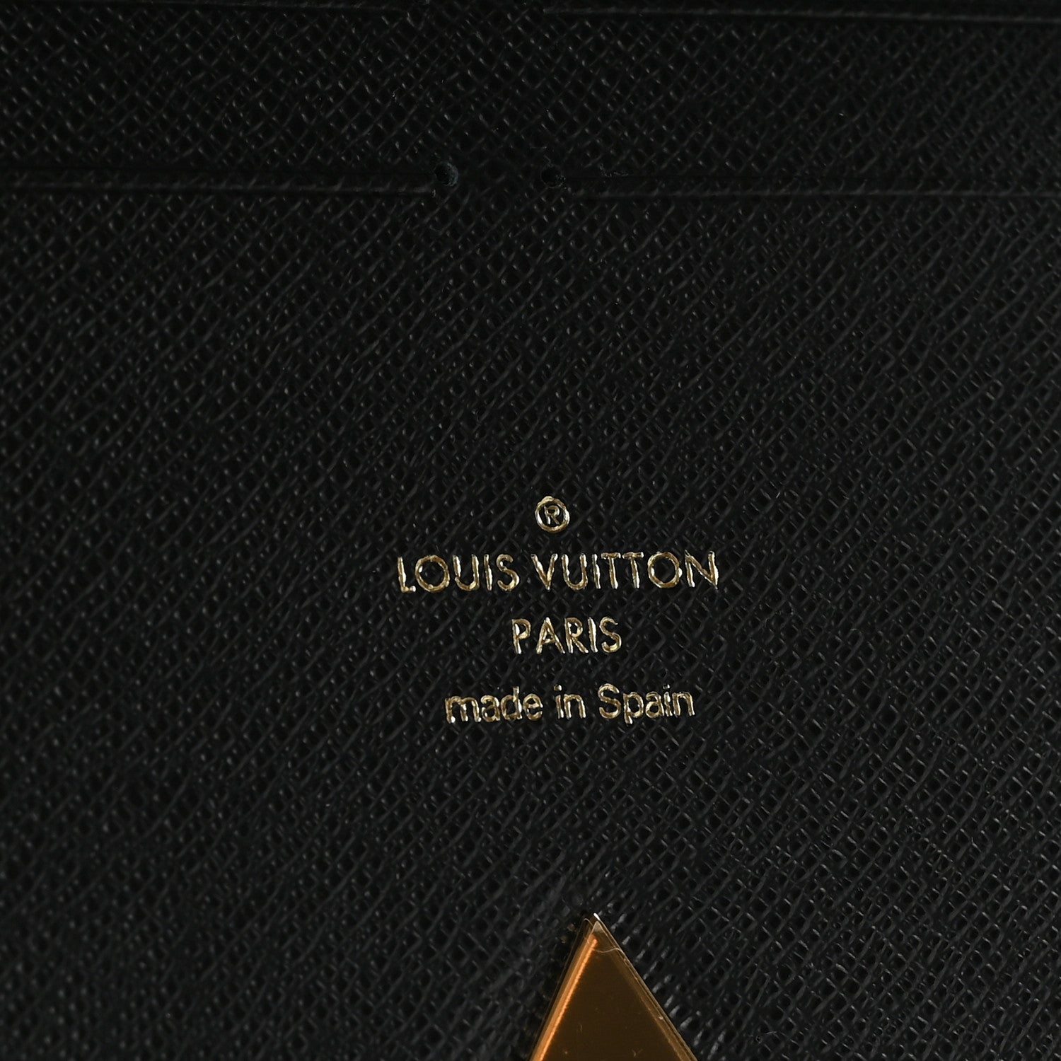 Louis Vuitton Monogram Calfskin Kimono Wallet Black 6 of 8