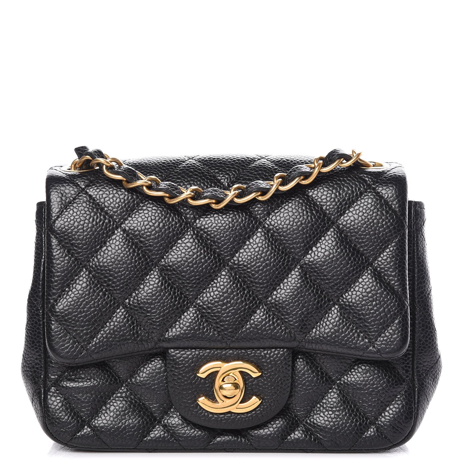 Chanel Caviar Quilted Mini Square Flap Black 1 of 9