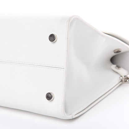 Christian Dior Bullcalf Medium Diorever Flap White 9 of 14