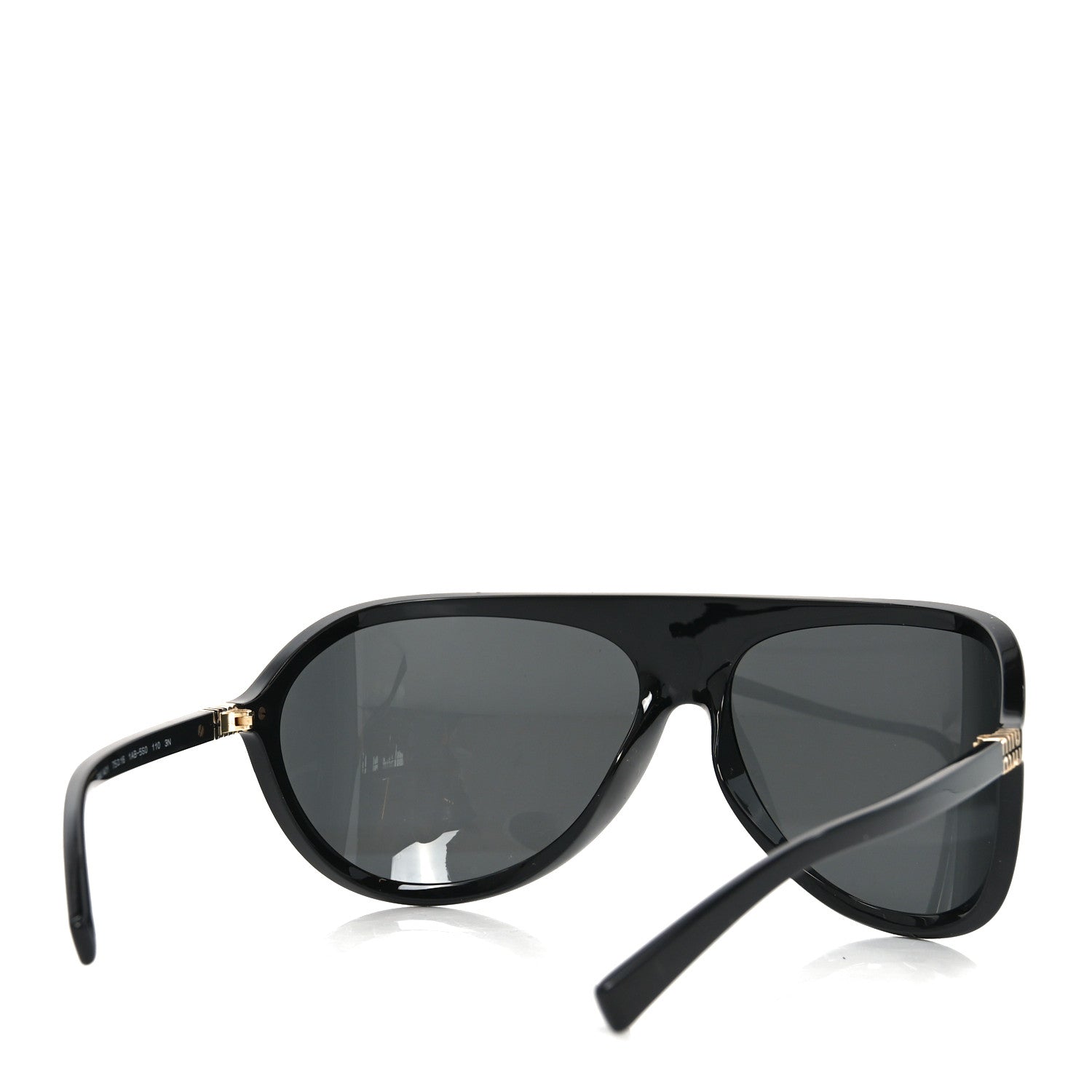 Miu Miu Acetate Shield Sunglasses SMU A01 Black 4 of 6