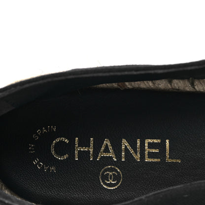 Chanel Fabric Biarritz CC Espadrilles  40 Blue Green 8 of 9