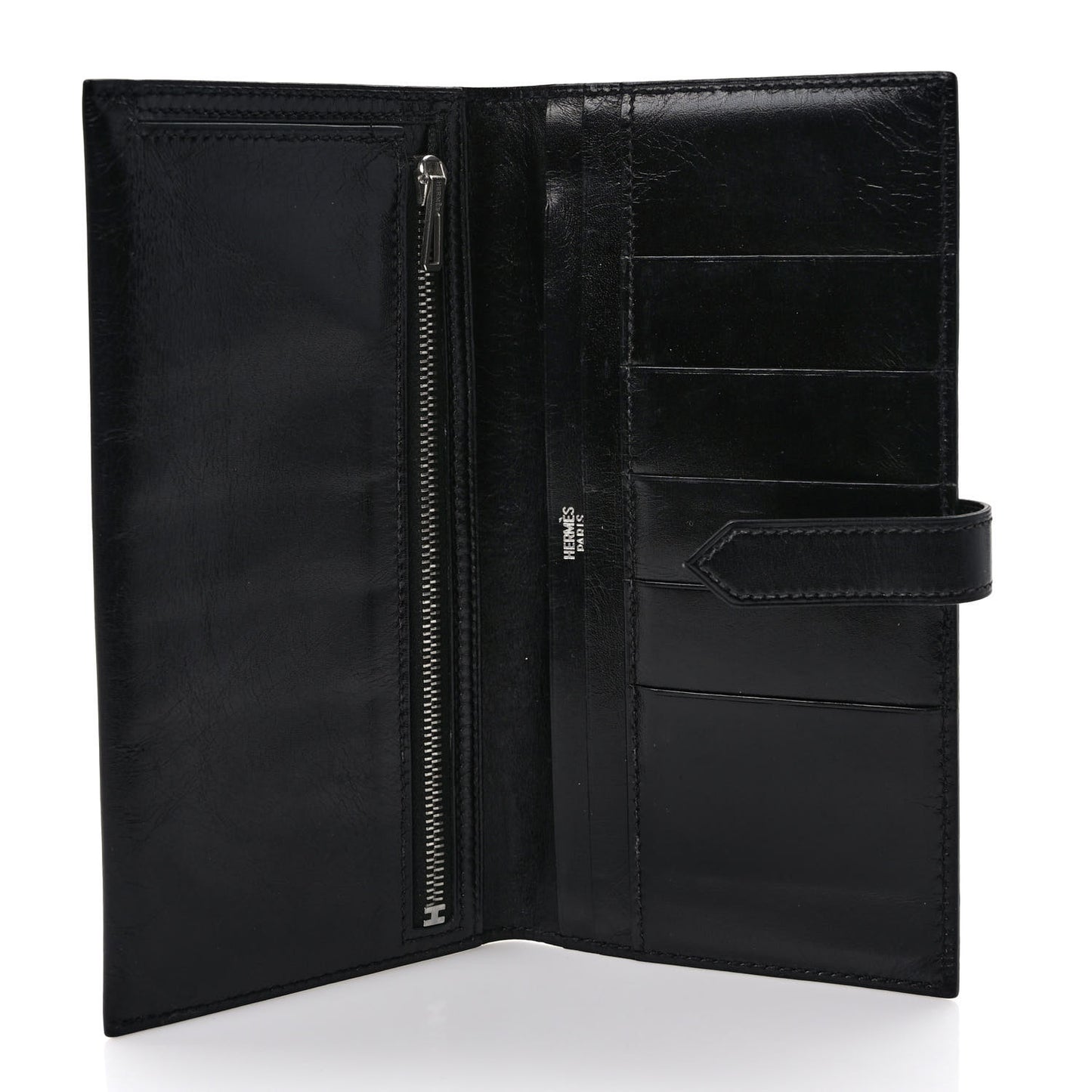 Box Bearn Gusset Wallet Black