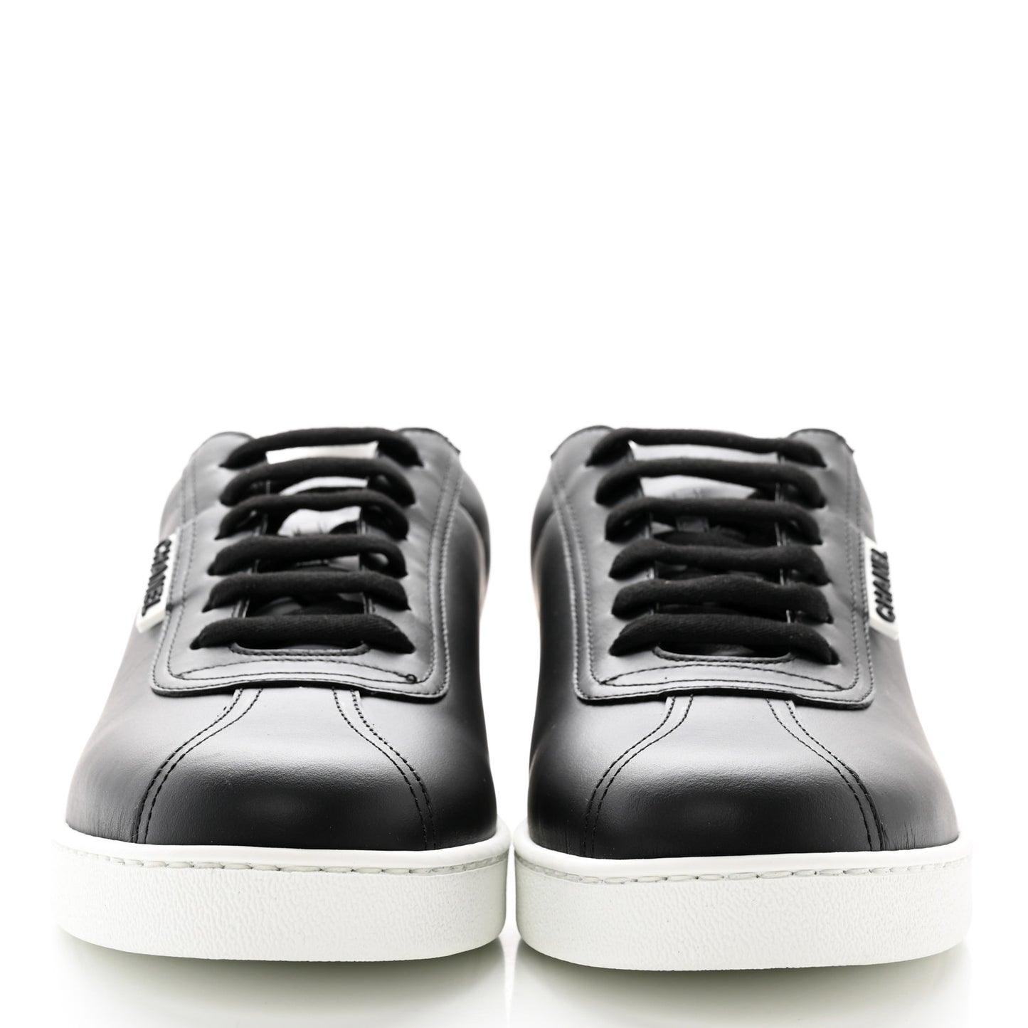 Calfskin CC Womens Sneakers 41.5 Black