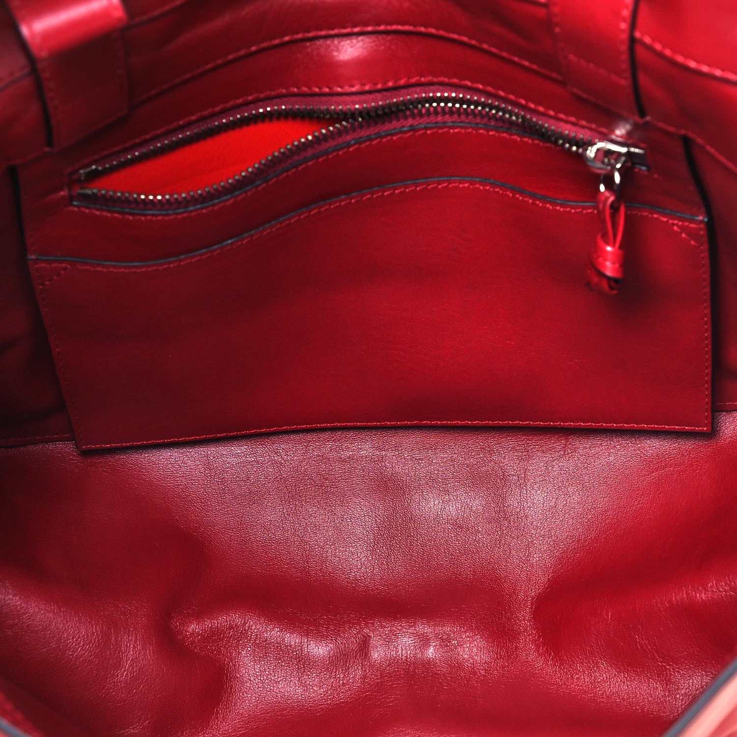 Proenza Schouler Calfskin Double Sided PS Courier Bag Red 4 of 8