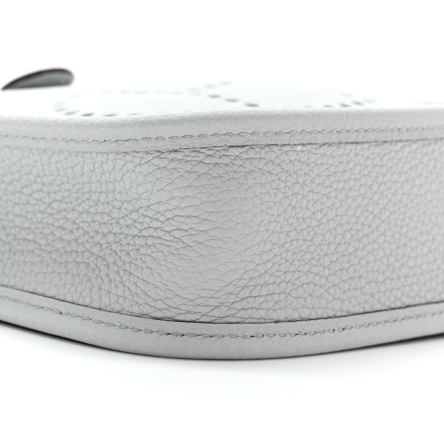 Hermes Taurillon Clemence Amazone Evelyne TPM Bleu Pale Nata 9 of 11