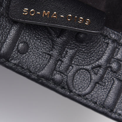 Christian Dior Oblique Calfskin Embossed Medium Book Tote Black 7 of 9