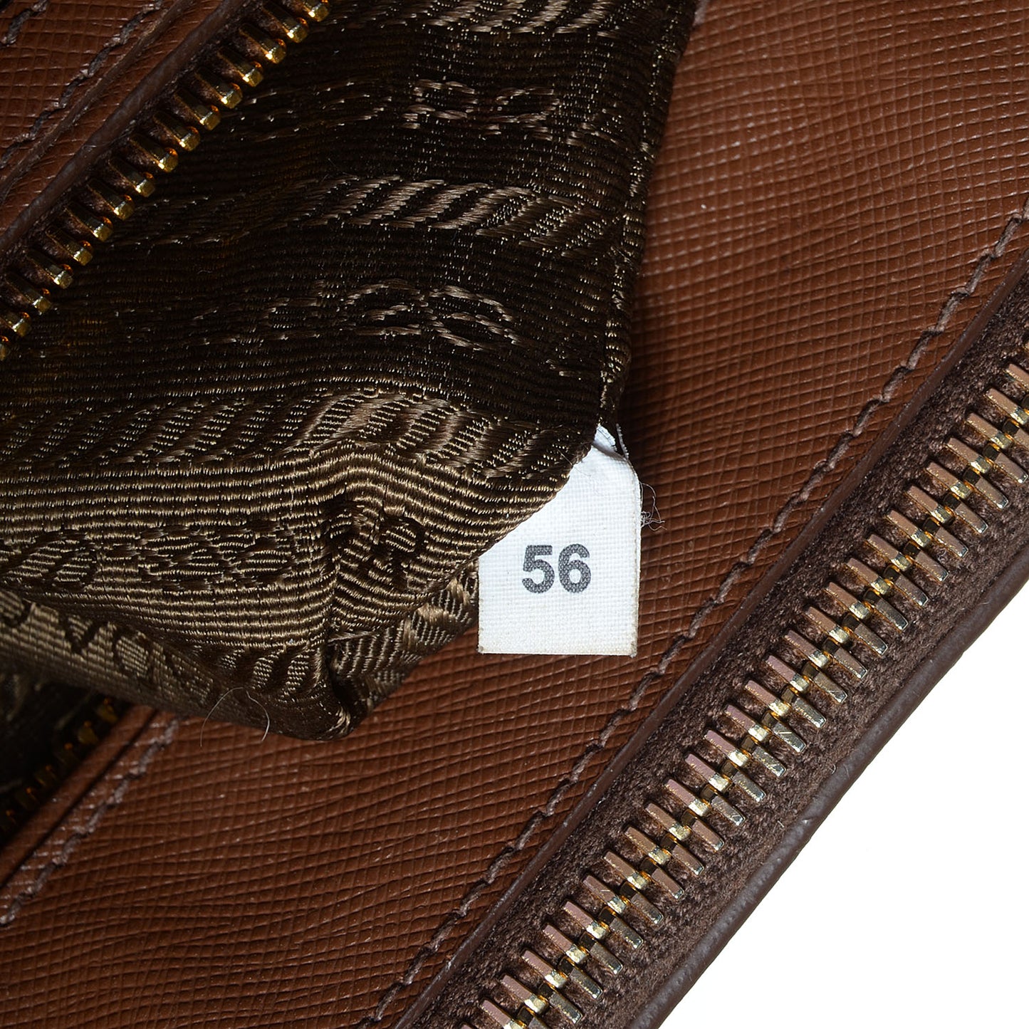 Saffiano Lux Large Double Zip Tote Cocoa
