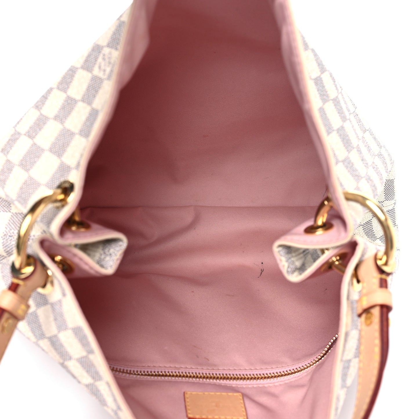 Damier Azur Graceful PM Rose Ballerine