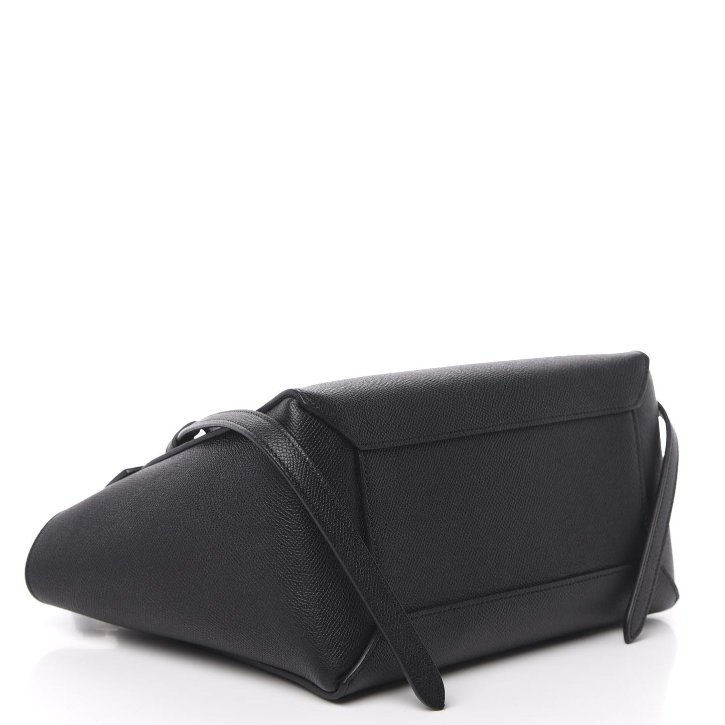 Grained Calfskin Micro Belt Bag Black