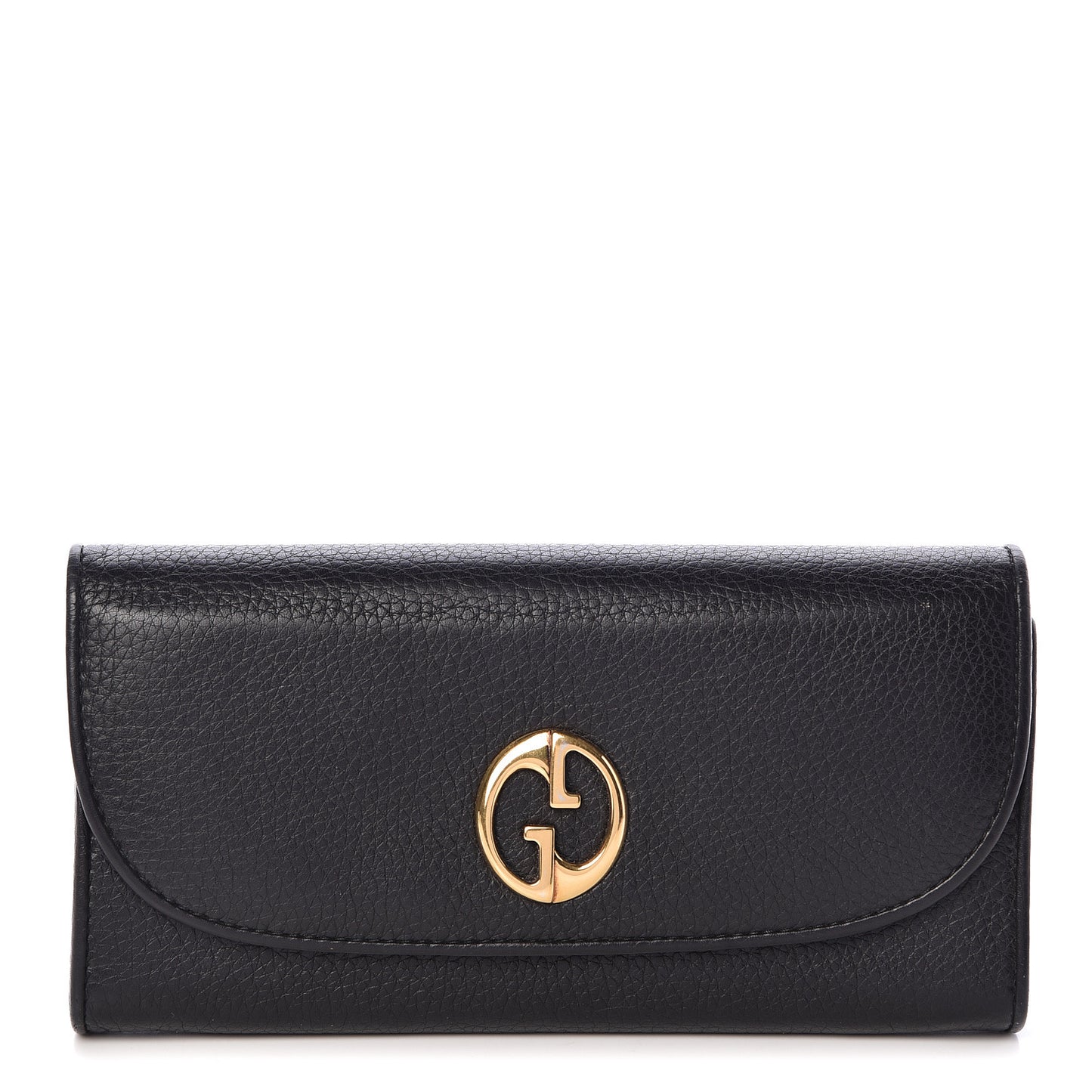 Calfskin 1973 Continental Clutch Wallet Black