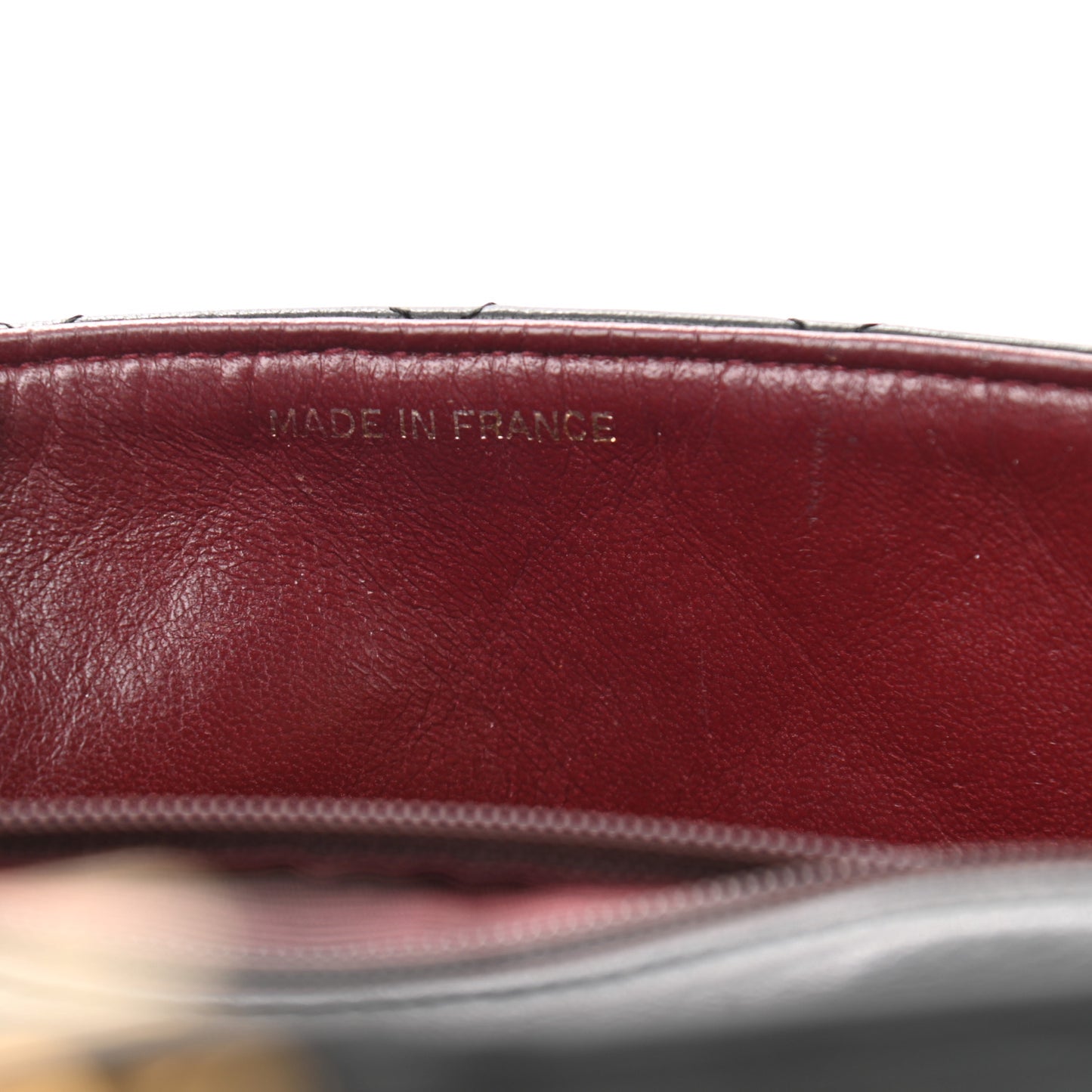 Lambskin Quilted Small Single Flap Black