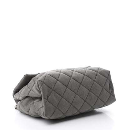 Stella McCartney Shaggy Deer Quilted Small Beckett Chain Shoulder Bag Grey 4 of 10