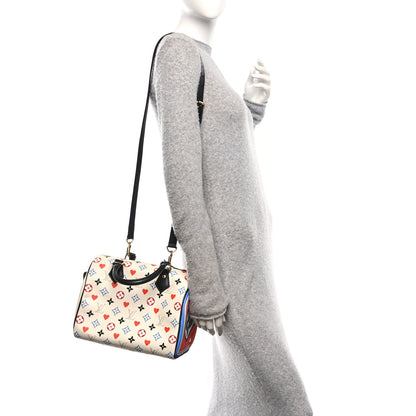 Louis Vuitton Game On Speedy Bandouliere 25 White 2 of 10