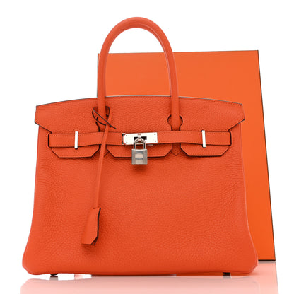 Hermes Taurillon Clemence Birkin 30 Feu 11 of 11