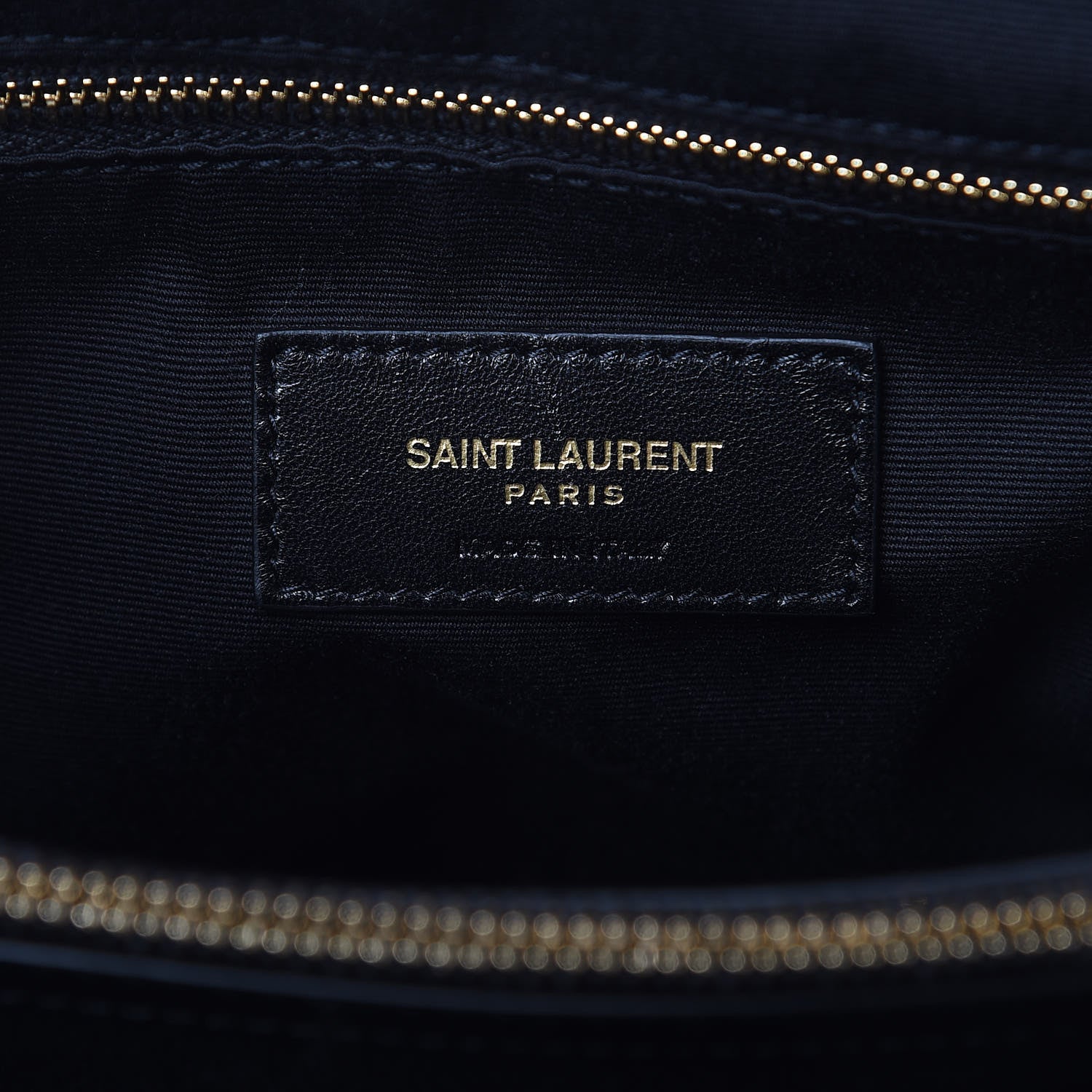 Saint Laurent Calfskin Y Quilted Monogram Large Loulou Chain Satchel Black 8 of 11
