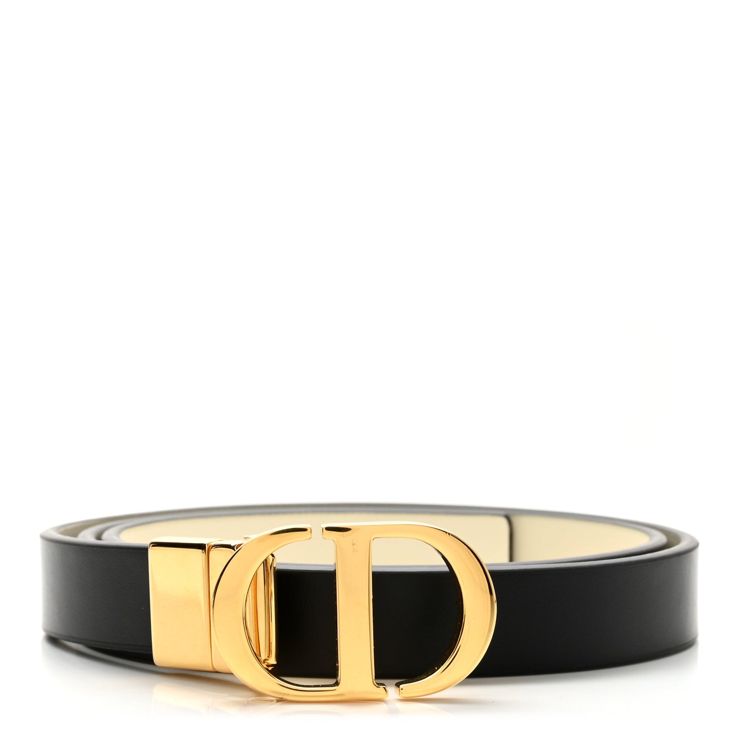 Calfskin 30 Montaigne Reversible Belt  80 32 Black Multicolor