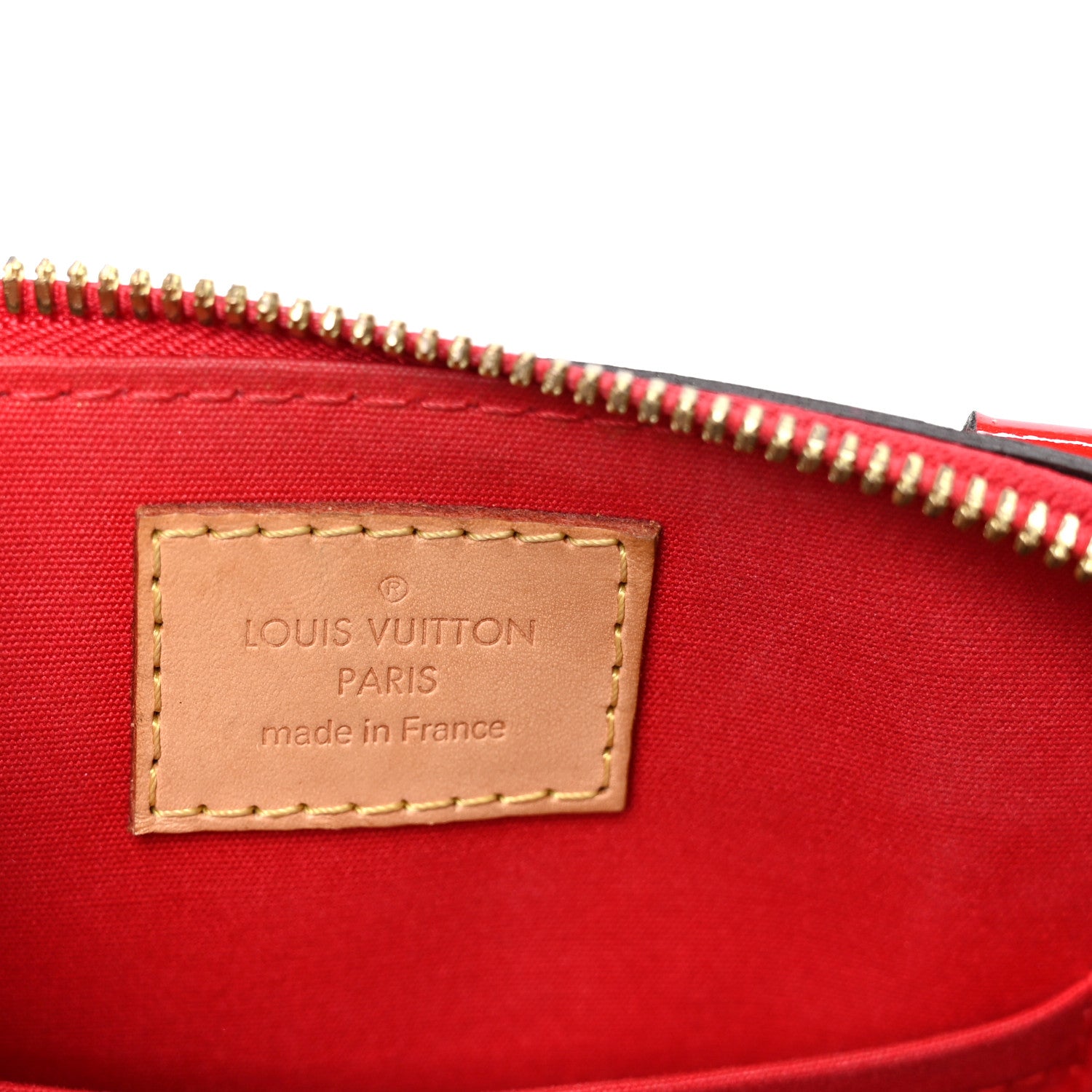 Louis Vuitton Vernis Alma BB Cherry 5 of 11