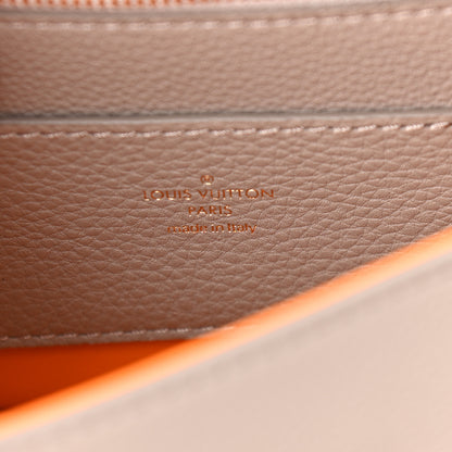 Louis Vuitton Grained Calfskin LV Pont 9 Soft PM Gris 5 of 8