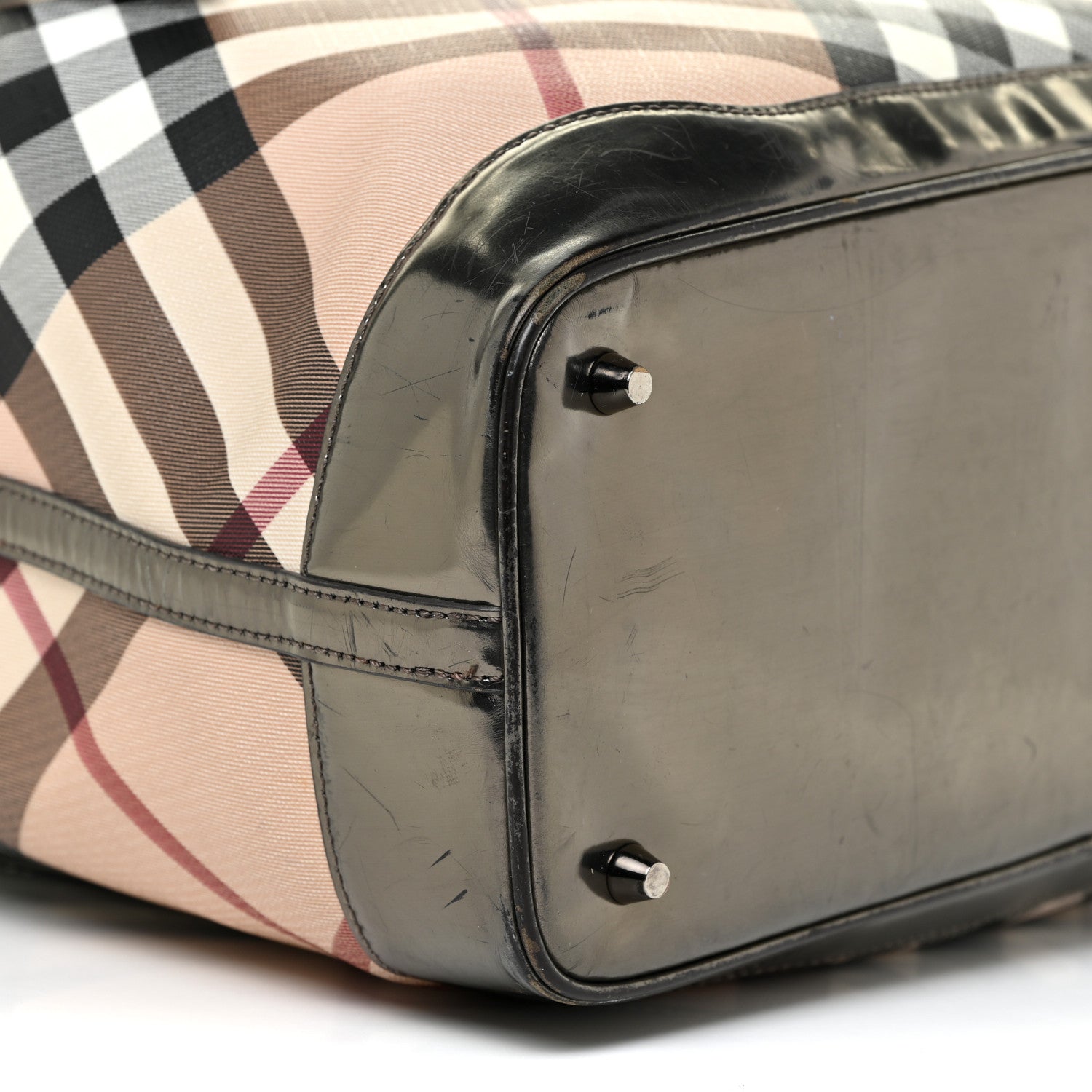 Burberry Supernova Check Drawstring Tote 7 of 24