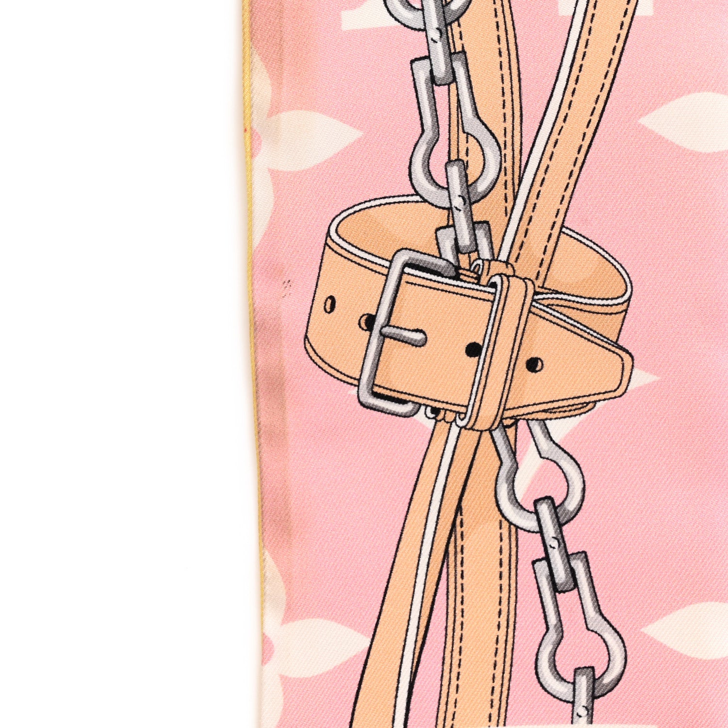 Louis Vuitton Silk Monogram Gradient By The Pool Bandeau Pink 8 of 10